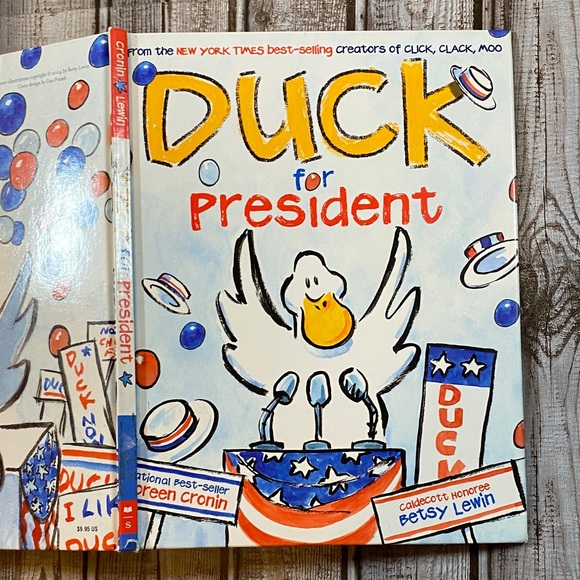 5/$10 Kids Picture Book | Duck for President by Doreen Cronin - Picture 5 of 7